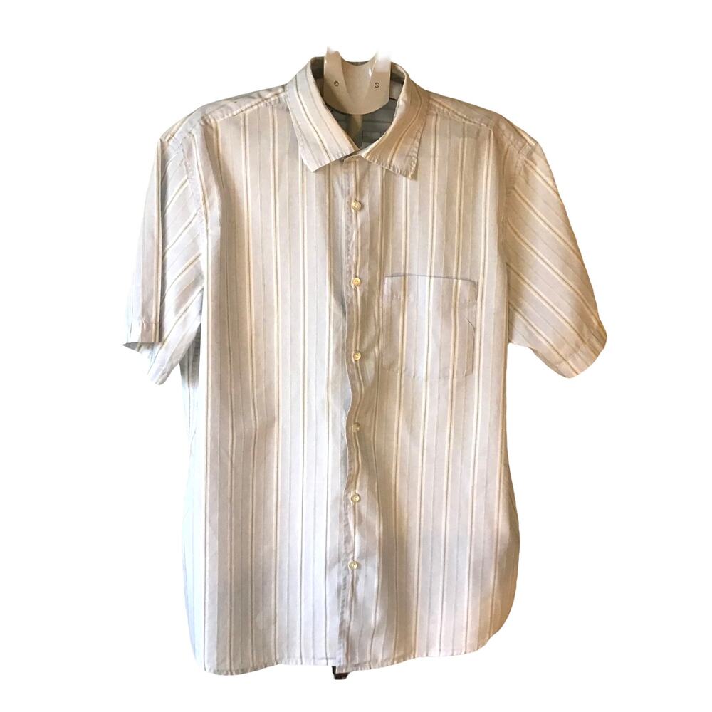 Banana Republic Y2K Short Sleeve Button Down Men's Shirt - Size XL